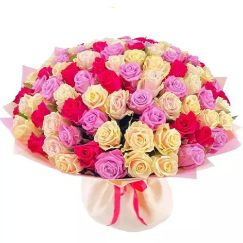 Armful of roses ― Floristik — flower delivery all over Ukraine