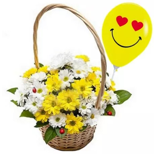 Basket Smile! Buy shopping basket Smile! online store Floristik