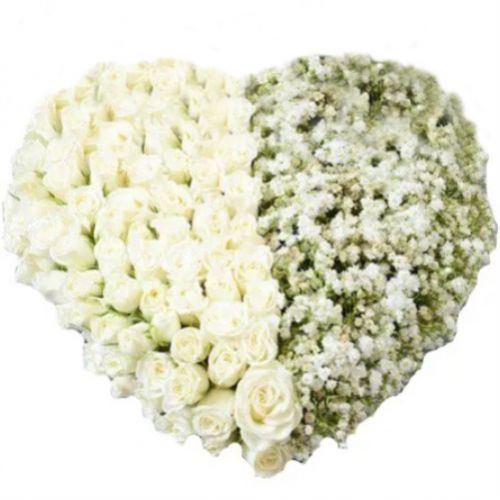 Voluptuous heart ― Floristik — flower delivery all over Ukraine