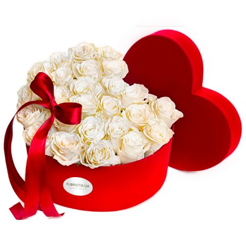 Voluptuous heart ― Floristik — flower delivery all over Ukraine