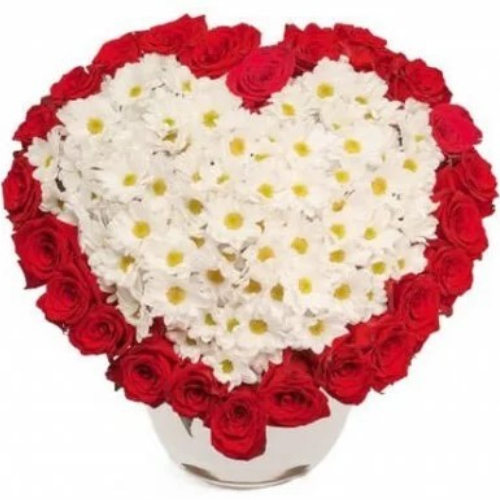 Bouquet Heart ― Floristik — flower delivery all over Ukraine