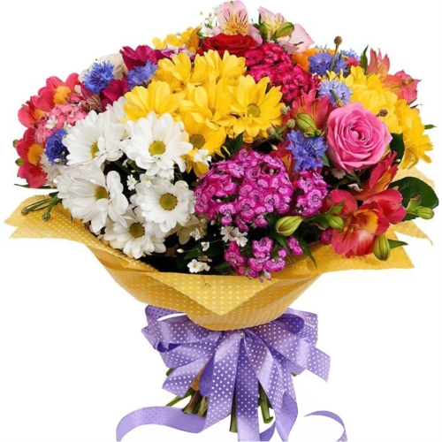 Bouquet bright beam ― Floristik — flower delivery all over Ukraine
