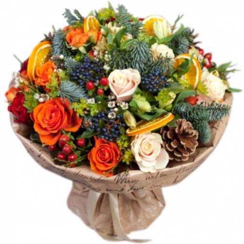 Bunch of Mandarin Taste ― Floristik — flower delivery all over Ukraine