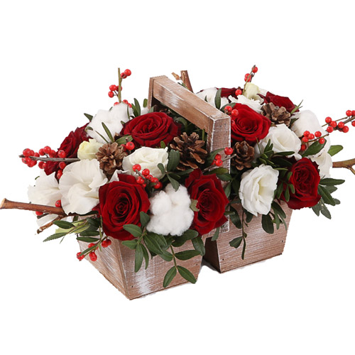 Composition Christmas mood ― Floristik — flower delivery all over Ukraine