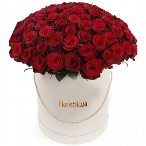 Box rose ― Floristik — flower delivery all over Ukraine