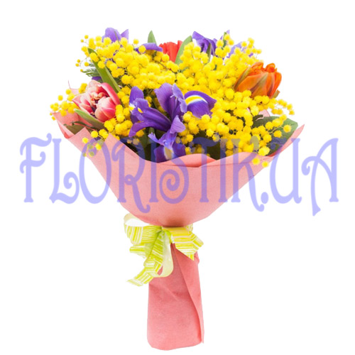 Bouquet from the team ― Floristik — flower delivery all over Ukraine