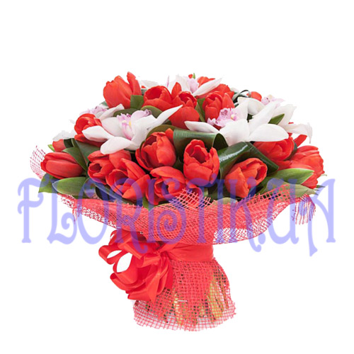 Bouquet Merlin ― Floristik — flower delivery all over Ukraine
