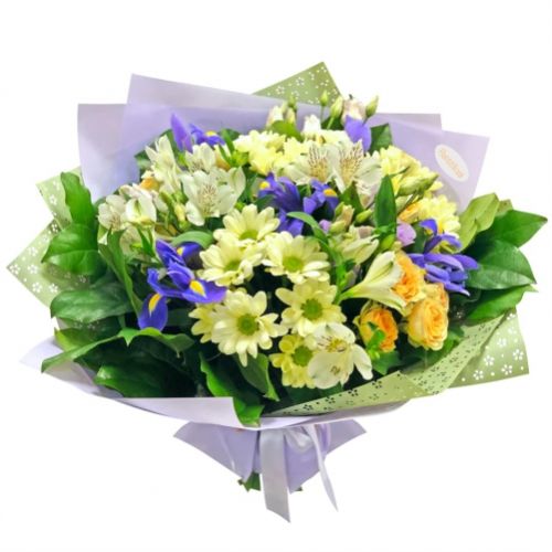 Bouquet camomiles mix ― Floristik — flower delivery all over Ukraine