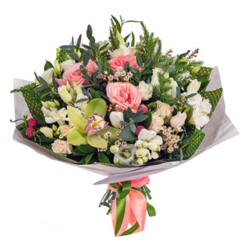 Bouquet Pearl ― Floristik — flower delivery all over Ukraine