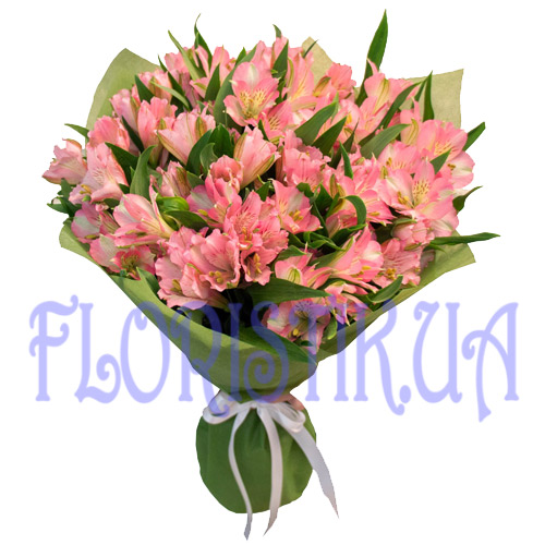 Bouquet of alstroemerias ― Floristik — flower delivery all over Ukraine