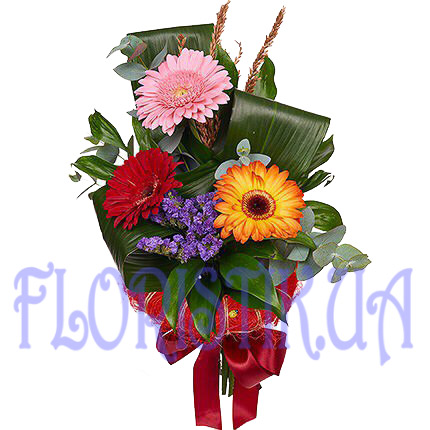 Bouquet of gerberas ― Floristik — flower delivery all over Ukraine