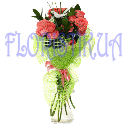 Bouquet of spray roses  ― Floristik — flower delivery all over Ukraine