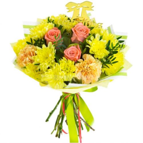 Bouquet of bordeaux ― Floristik — flower delivery all over Ukraine