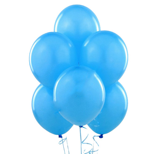 Helium balls (blue) ― Floristik — flower delivery all over Ukraine