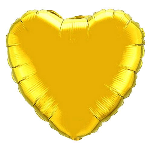 Helium ball in the shape of a heart (no pattern) ― Floristik — flower delivery all over Ukraine