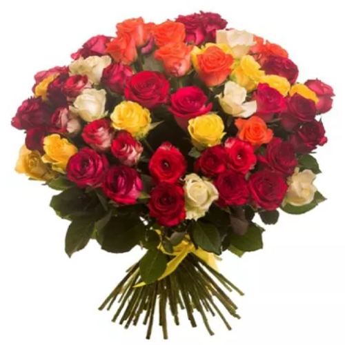 Rainbow of roses ― Floristik — flower delivery all over Ukraine
