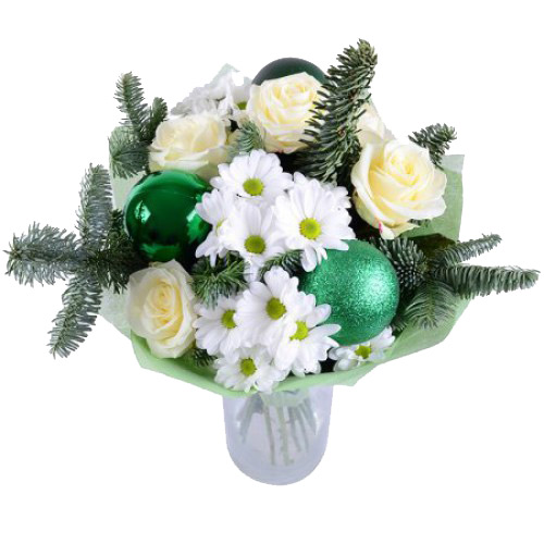 Bouquet Christmas surprise ― Floristik — flower delivery all over Ukraine