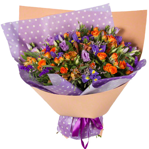 Bouquet highlights of flowers ― Floristik — flower delivery all over Ukraine