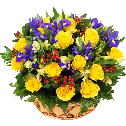 Cart Solar kisses ― Floristik — flower delivery all over Ukraine