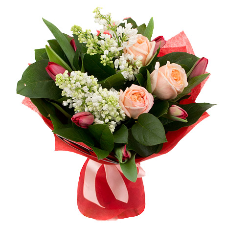 Bouquet of spring note ― Floristik — flower delivery all over Ukraine