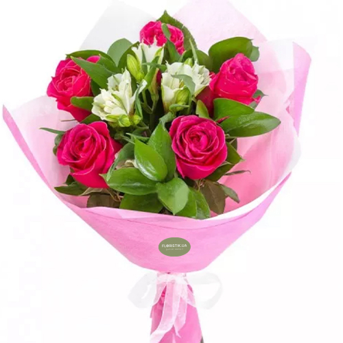 Bouquet Pink ― Floristik — flower delivery all over Ukraine